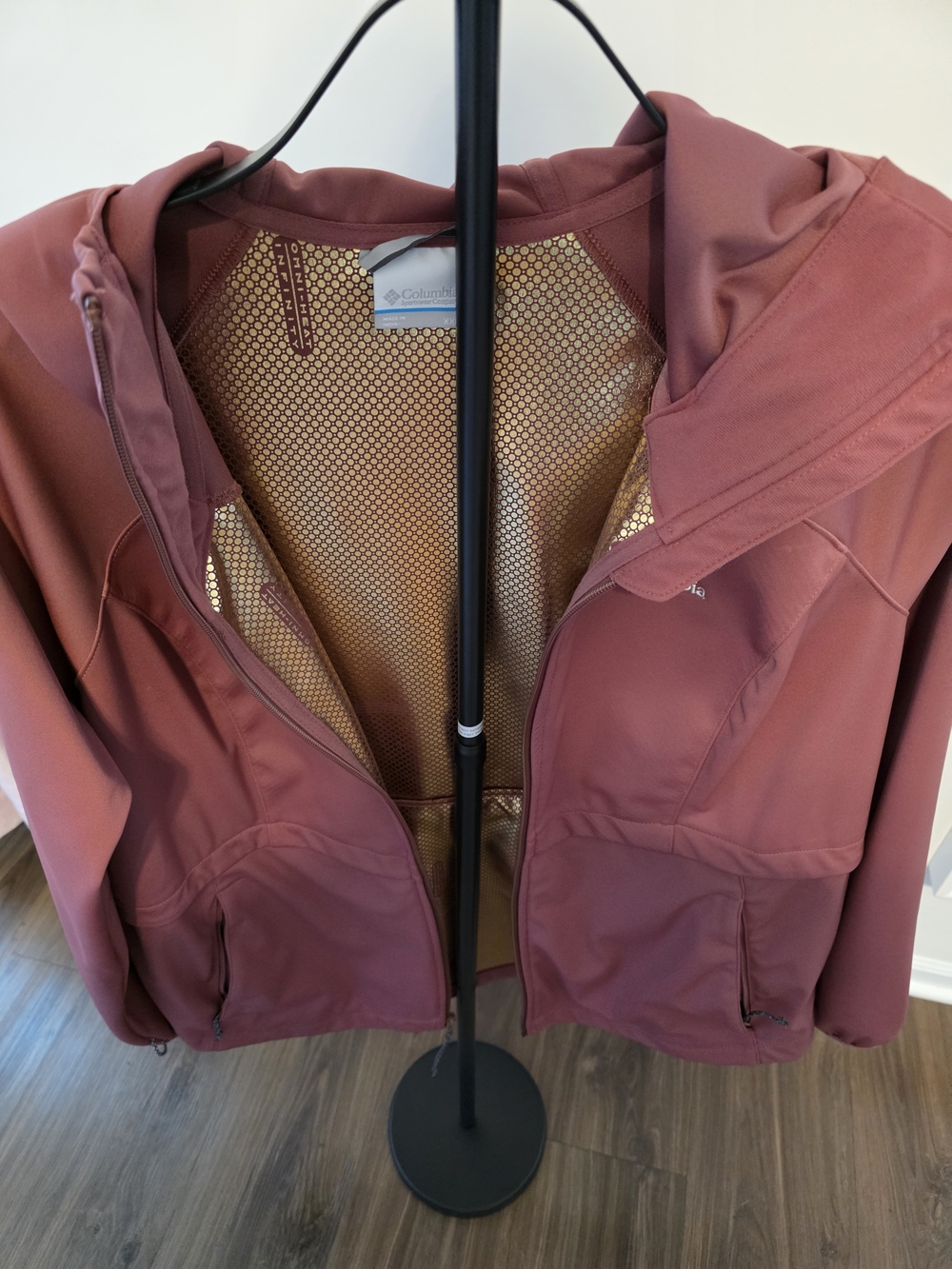 Columbia Women’s Hooded Softshell Jacket - Dusty Rose